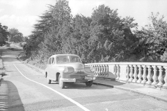 Car on Audley End Mansion Bridge