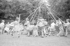 Maypole dancing