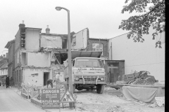 Demolishing the rear of post office