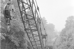 Lifting the railway track